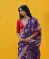 Handloom_Purple_Pure_Cotton_Silk_Banarasi_Jamdani_Saree_With_Gold_Floral_Jaal_WeaverStory_01