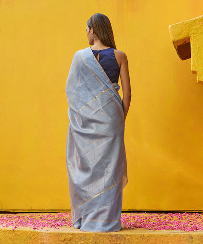 Handloom_Pastel_Blue_And_Golden_Pure_Tissue_Chanderi_Saree_WeaverStory_03