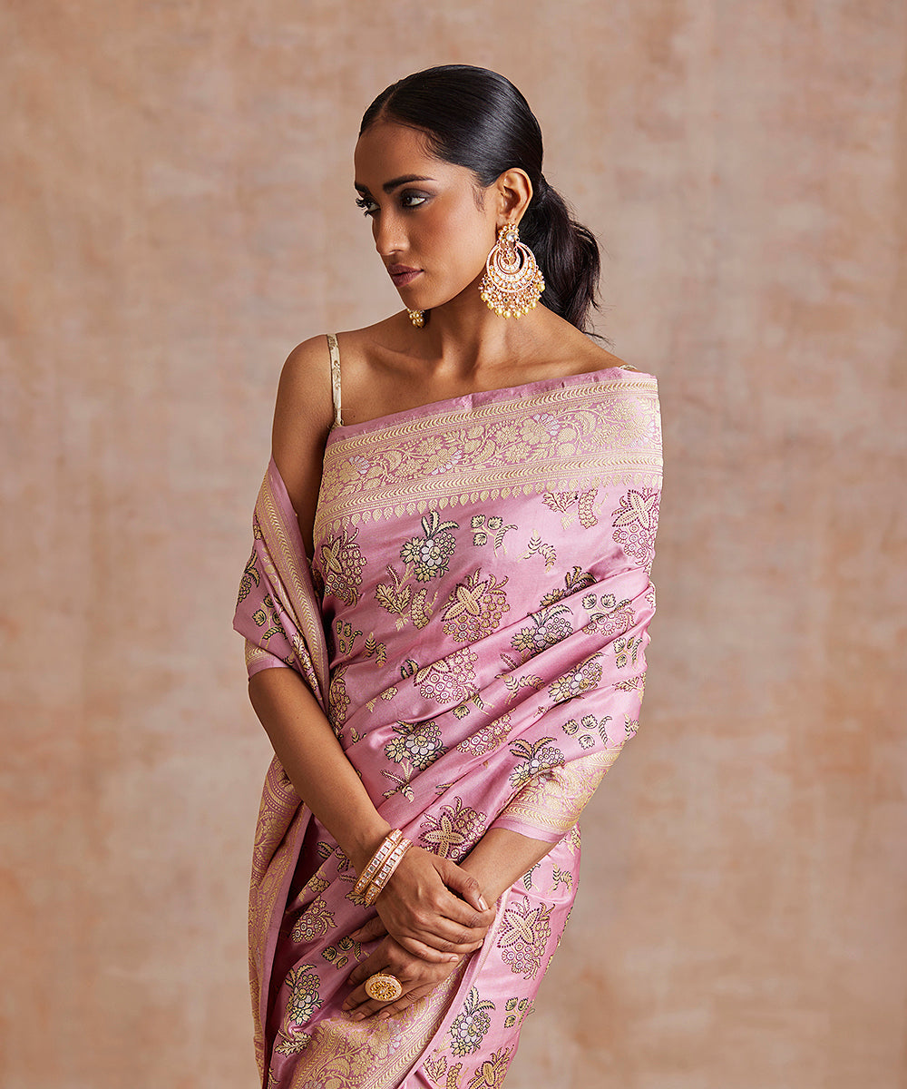 Handloom_Light_Pink_Ektara_Pure_Katan_Silk_Banarasi_Saree_With_Meenakari_WeaverStory_01