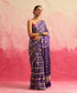 Handloom_Purple_Pure_Gajji_Silk_Banarasi_Bandhej_Saree_With_Cutwork_Tissue_Pallu_WeaverStory_02