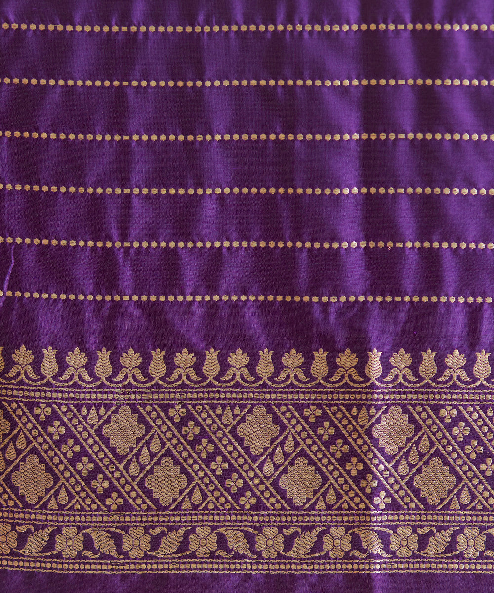 Purple_Handloom_Pure_Katan_Silk_Banarasi_Saree_With_Meenakari_Floral_Jaal_WeaverStory_05