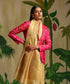 Handloom_Yellow_Striped_Pure_Chanderi_Silk_Saree_With_Flower_Booti_WeaverStory_01