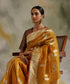 Mustard_Handloom_Pure_Kora_Silk_Banarasi_Saree_With_Zari_Booti_WeaverStory_01