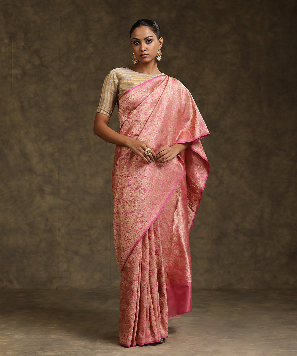 Pastel_Rose_Pink_Handloom_Pure_Katan_Silk_Kimkhab_Banarasi_Saree_WeaverStory_02