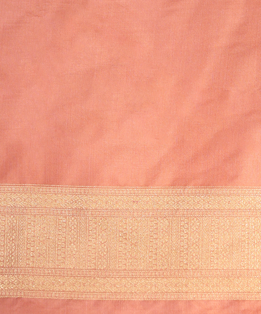 Peach_Handloom_Pure_Katan_Silk_Kimkhab_Banarasi_Saree_With_Zari_WeaverStory_05