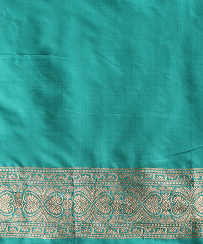 Handloom_Turquoise_Pure_Katan_Silk_Banarasi_Saree_With_Cutwork_Jaal_WeaverStory_05