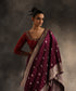 Handloom_Wine_Pure_Katan_Silk_Banarasi_Saree_With_Sona_Rupa_Kadhwa_Booti_WeaverStory_01