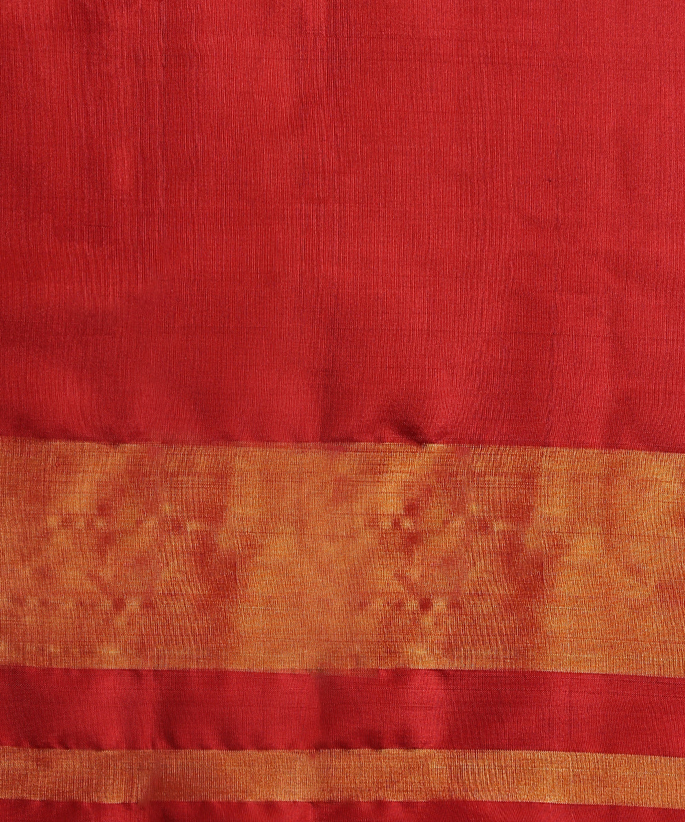 Handloom_Blue_And_Maroon_Double_Shade_Pure_Mulberry_Silk_Single_Patola_Saree_WeaverStory_05