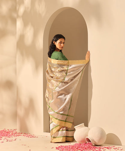 Pastel_Mouse_Handloom_Pure_Chanderi_Silk_Saree_With_All_Over_Sunflower_Motifs_WeaverStory_03