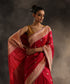 Handloom_Rani_Pink_Pure_Katan_Silk_Banarasi_Saree_With_Sona_Rupa_Booti_WeaverStory_01