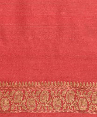 Handloom_Peach_And_Pink_Pure_Tussar_Georgette_Tanchoi_Banarasi_Saree_With_Cutwork_Weave_WeaverStory_05