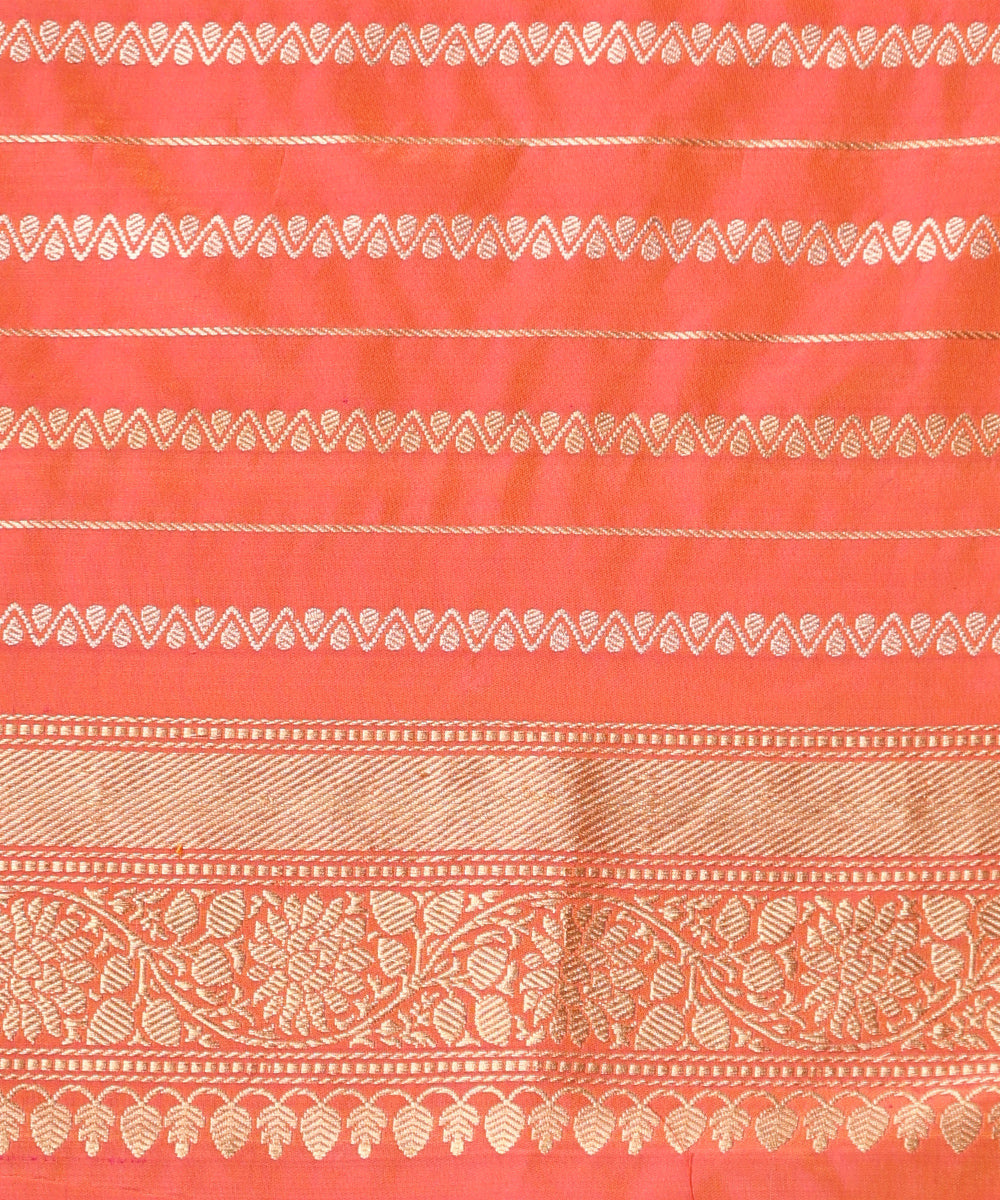 Handloom_Pink_And_Orange_Dual_Tone_Pure_Katan_Silk_Saree_WeaverStory_05