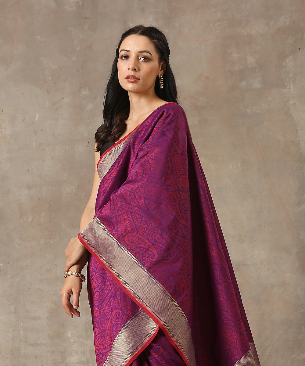 Purple_Handloom_Katan_Georgette_Jamawar_Banarasi_Saree_with_Cutwork_Weave_WeaverStory_01
