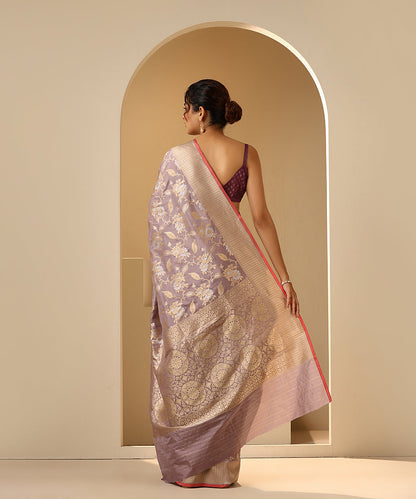 Handloom_Lavender_Pure_Katan_Silk_Banarasi_Saree_With_Jaal_WeaverStory_03