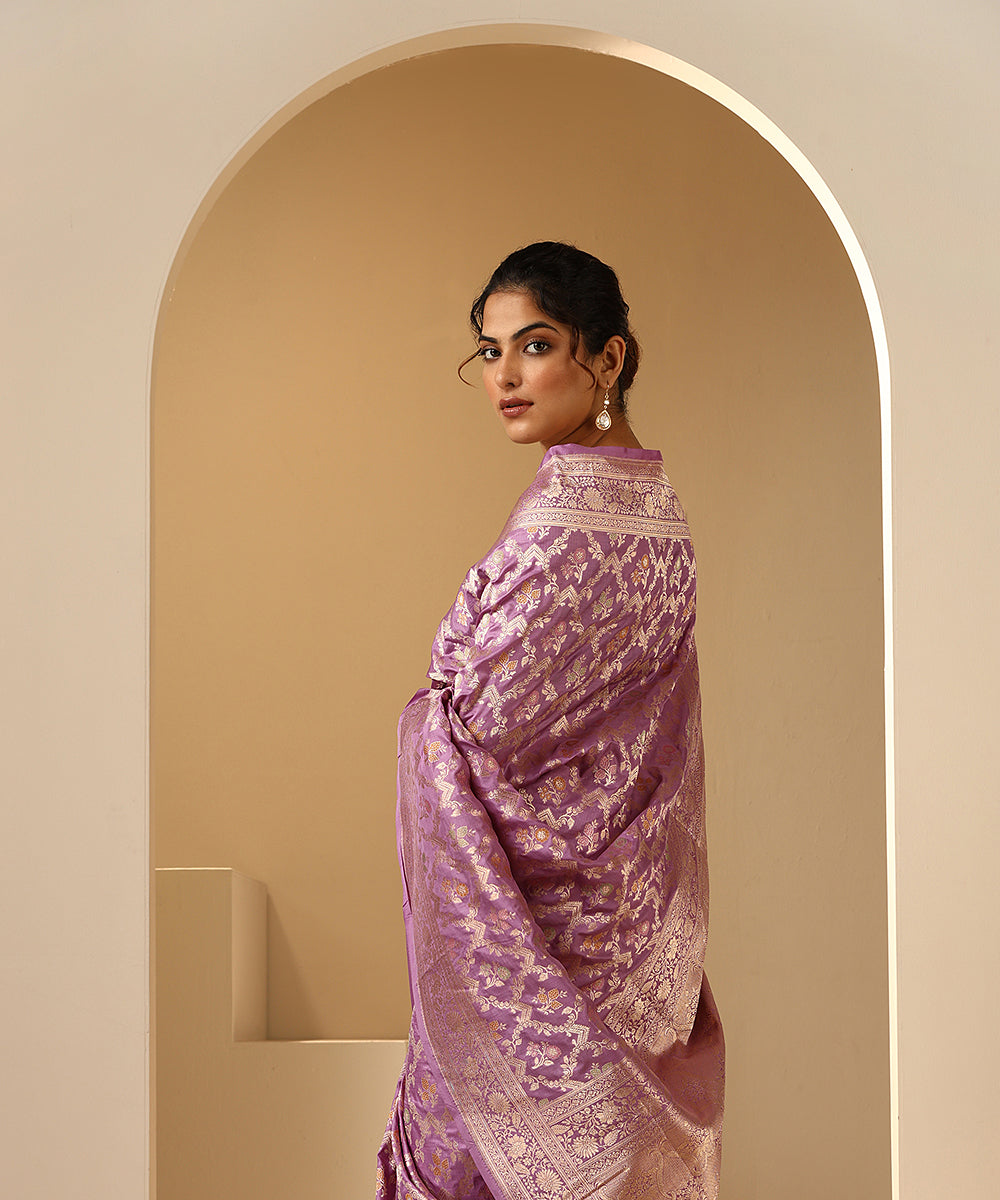 Light_Purple_Handloom_Pure_Katan_Silk_Banarasi_Saree_With_Meenkari_WeaverStory_01