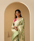 Handloom_Pista_Green_Pure_Katan_Silk_Banarasi_Saree_With_Cutwork_Floral_Jaal_WeaverStory_01