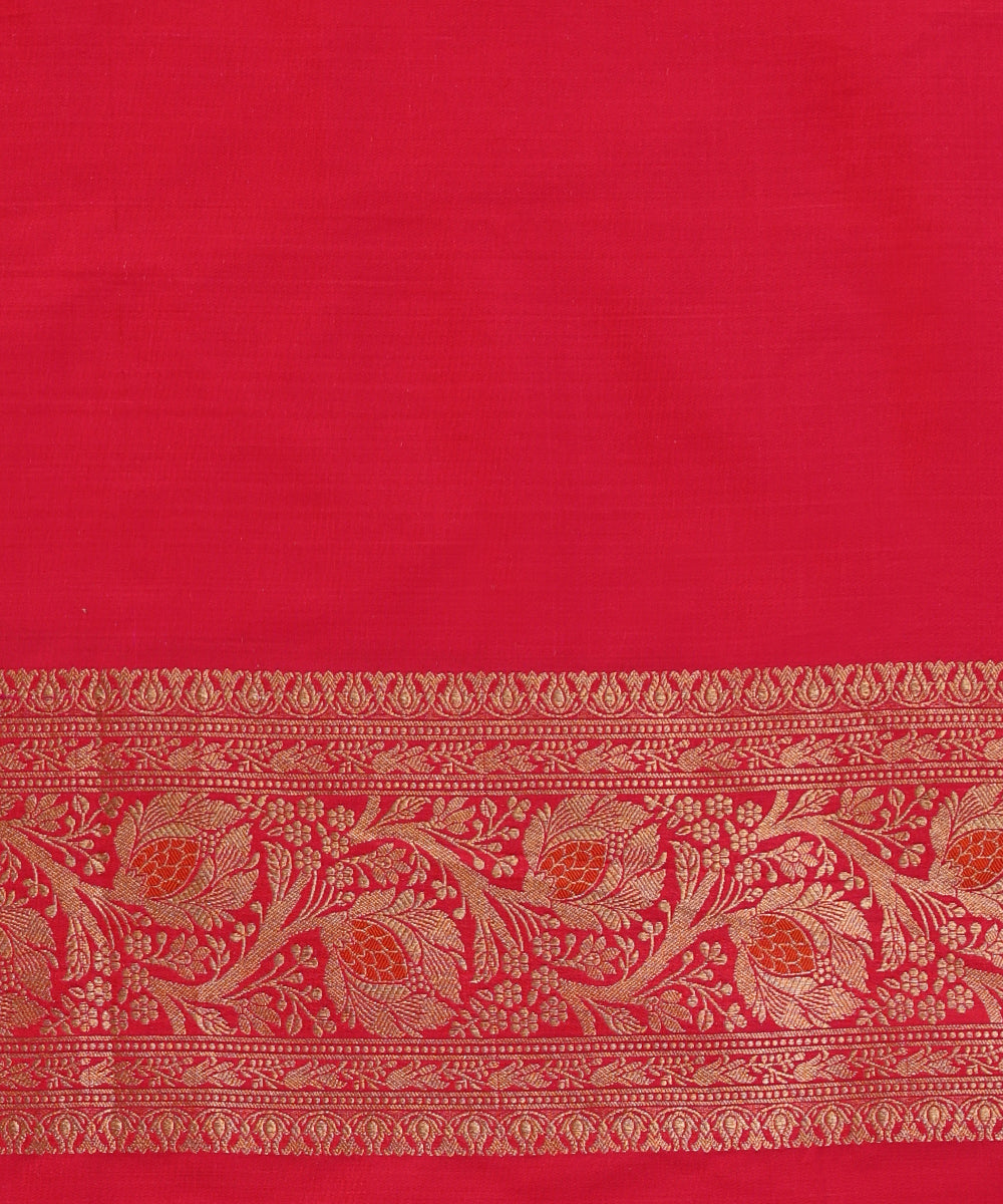 Pink_Handloom_Pure_Katan_Silk_Banarasi_Saree_With_Cutwork_Floral_Jaal_WeaverStory_05