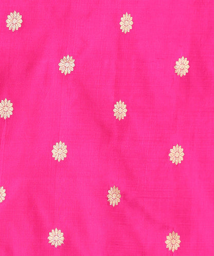 Handloom_Pink_Pure_Katan_Silk_Banarasi_Saree_With_Kadhwa_Boota_And_Broad_Shikargah_Satin_Border_WeaverStory_05