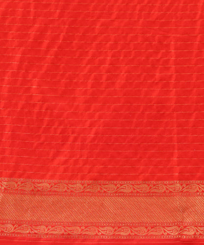 Red_Handloom_Pure_Katan_Silk_Zari_Wasket_Banarasi_Saree_With_Aada_Jaal_WeaverStory_05