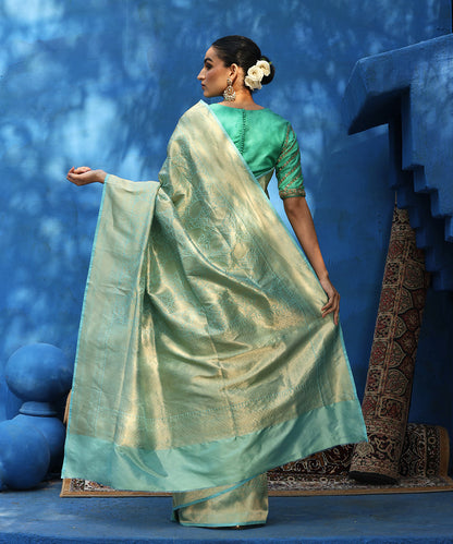 Handloom_Mint_Green_Pure_Katan_Silk_Kimkhab_Banarasi_Saree_With_Paisley_WeaverStory_03