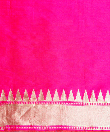 Bright_Pink_Handloom_Pure_Katan_Silk_Banarasi_Saree_with_Cutwork_Sona_Rupa_Jaal_WeaverStory_05