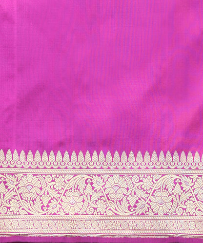 Purple_Handloom_Pure_Katan_Silk_Banarasi_Saree_With_Daigonal_Bel_WeaverStory_05