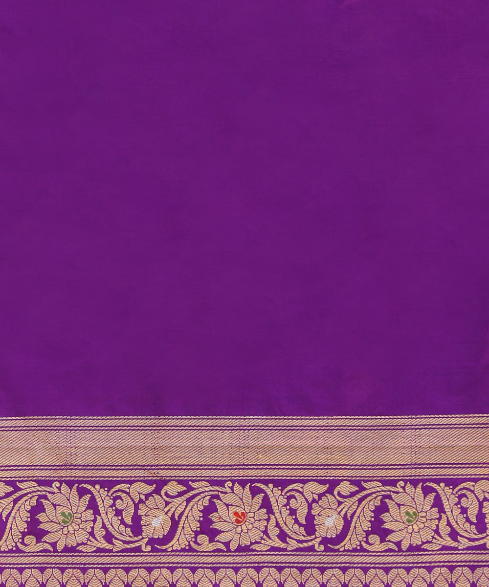 Handloom_Purple_Pure_Katan_Silk_Banarasi_Saree_With_Meenakari_WeaverStory_05