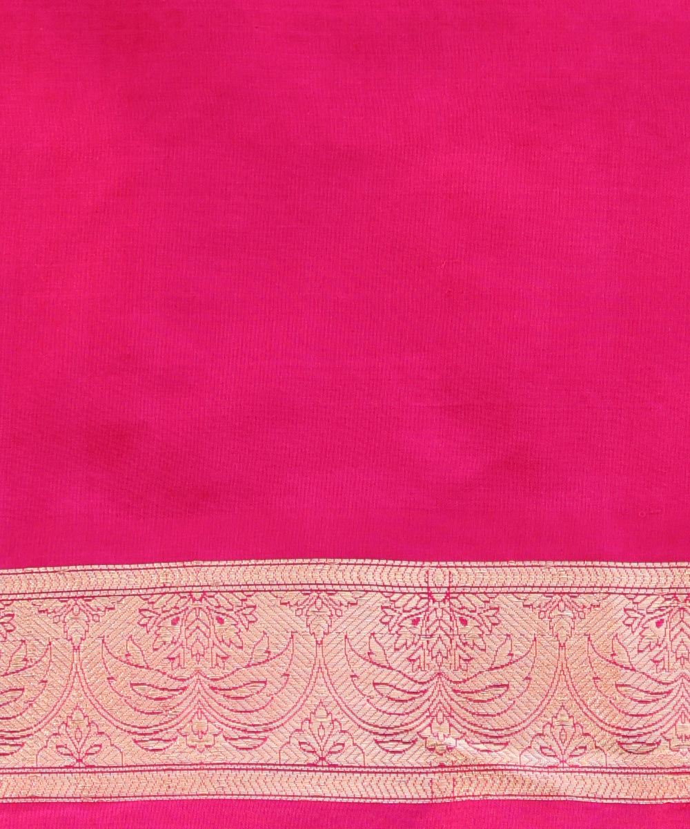 Pink_Handloom_Pure_Katan_Silk_Banarasi_Saree_With_Kadhwa_Jaal_WeaverStory_05