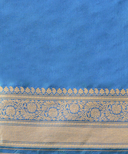 Peacock_Blue_Handloom_Pure_Katan_Silk_Banarasi_Saree_With_Zari_Booti_WeaverStory_05