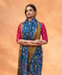 Handloom_Teal_Blue_Pure_Mulberry_Silk_Ikat_Patola_Saree_With_Tissue_Border_WeaverStory_01