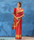 Maroon_Handloom_Pure_Mulberry_Silk_Ikat_Patola_Saree_With_Tissue_Border_WeaverStory_01