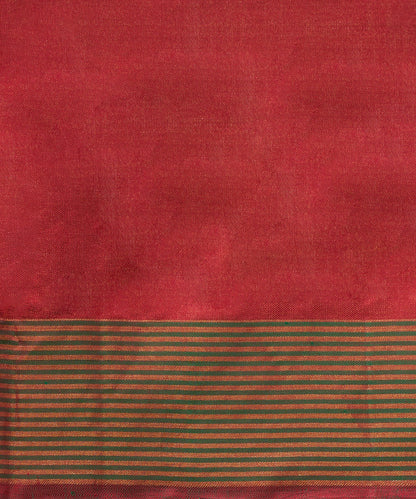 Green_And_Maroon_Pure_Mulberry_Tissue_Ikat_Patola_Saree_With_Animal_Motifs_WeaverStory_05