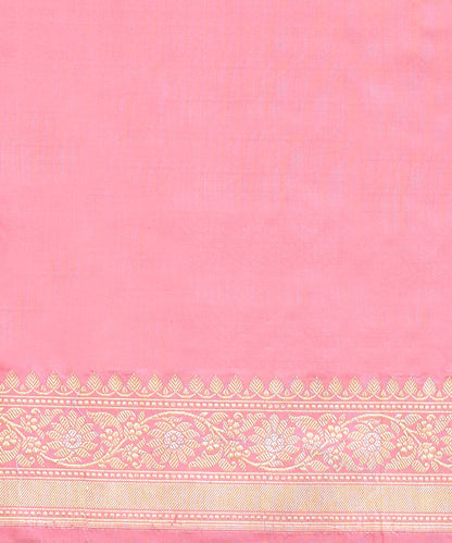 Rose_Pink_Handloom_Pure_Katan_Silk_Banarasi_Saree_With_Kadhwa_Booti_And_Floral_Meenakari_Border_WeaverStory_05