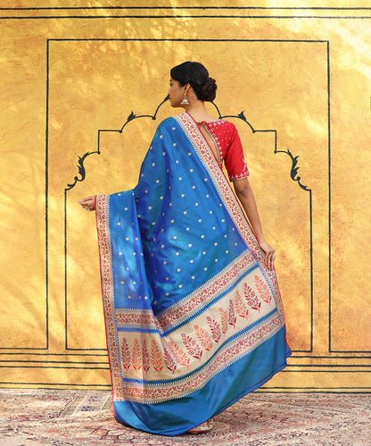 Peacock_Blue_Handloom_Pure_Katan_Silk_Banarasi_Saree_With_Meenakari_Border_And_Palla_WeaverStory_03