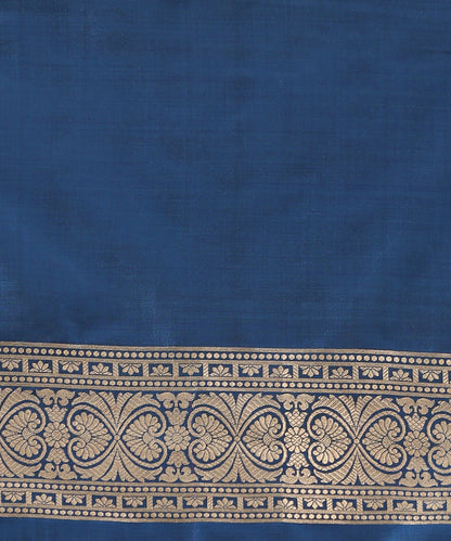 Deep_Blue_Handloom_Pure_Katan_Silk_Banarasi_Saree_With_Zari_Jaal_And_Flowers_WeaverStory_05