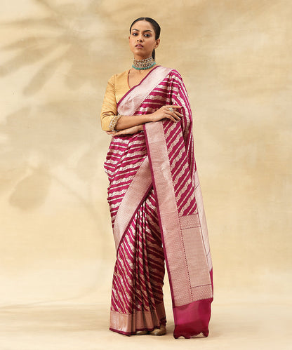 Handloom_Purple_Pure_Katan_Silk_Banarasi_Saree_With_Aada_Bel_WeaverStory_02