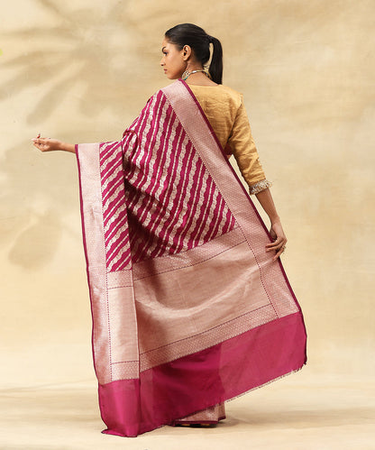 Handloom_Purple_Pure_Katan_Silk_Banarasi_Saree_With_Aada_Bel_WeaverStory_03