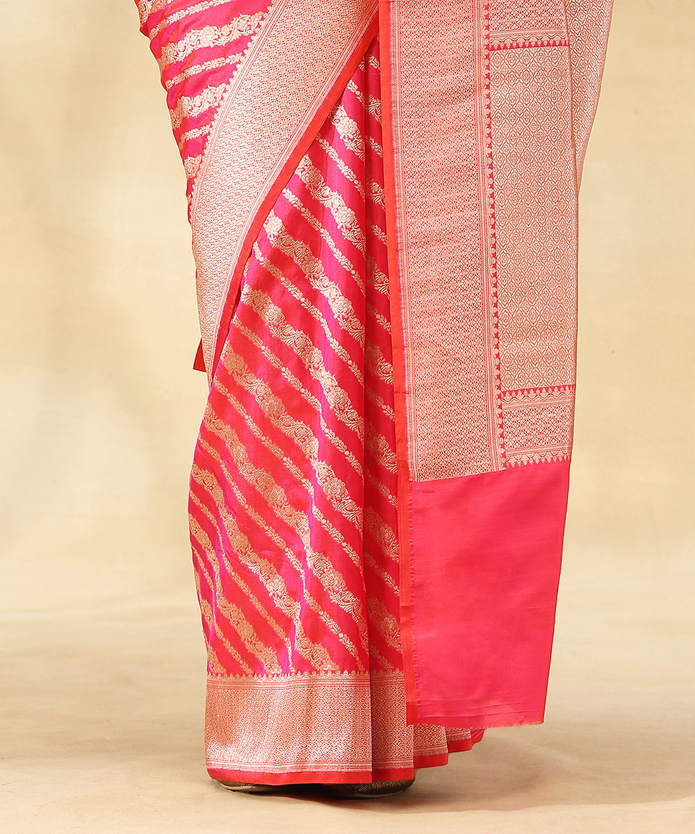 Pink_Dual_Tone_Handloom_Pure_Katan_Silk_Banarasi_Saree_With_Aada_Bel_Woven_WeaverStory_04