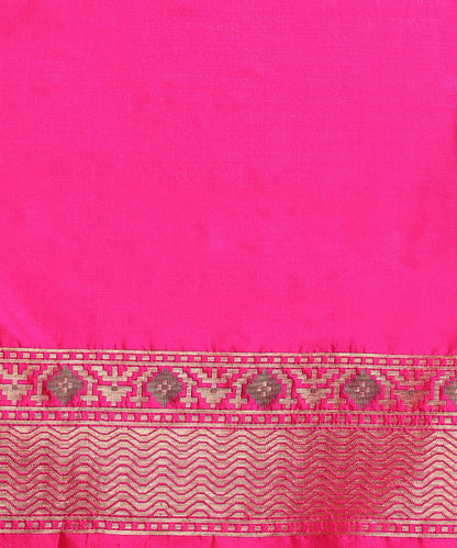 Handloom_Pink_Pure_Katan_Silk_Banarasi_Saree_Patola_Saree_With_Meenakari_WeaverStory_05