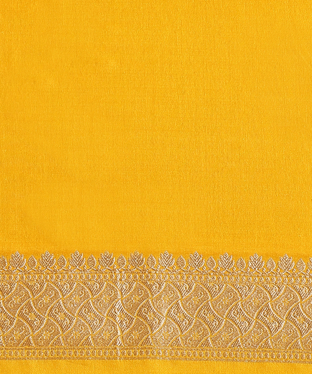 Handloom_Mustard_Pure_Katan_Silk_Jangla_Banarasi_Saree_With_Cutwork_Weave_WeaverStory_05