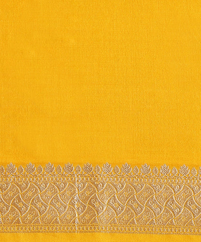 Handloom_Mustard_Pure_Katan_Silk_Jangla_Banarasi_Saree_With_Cutwork_Weave_WeaverStory_05