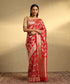 Handloom_Red_Pure_Katan_Silk_Banarasi_Saree_With_Floral_Jaal_In_Gold_And_Silver_Zari_WeaverStory_01