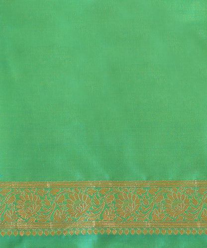 Handloom_Aqua_Green_Pure_Katan_Silk_Banarasi_Saree_With_Champagne_Gold_Zari_Cutwork_Floral_Jaal_WeaverStory_05