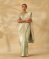 Handloom_Light_Green_Pure_Katan_Silk_Banarasi_Saree_With_Champagne_Gold_Zari_Cutwork_Booti_WeaverStory_01