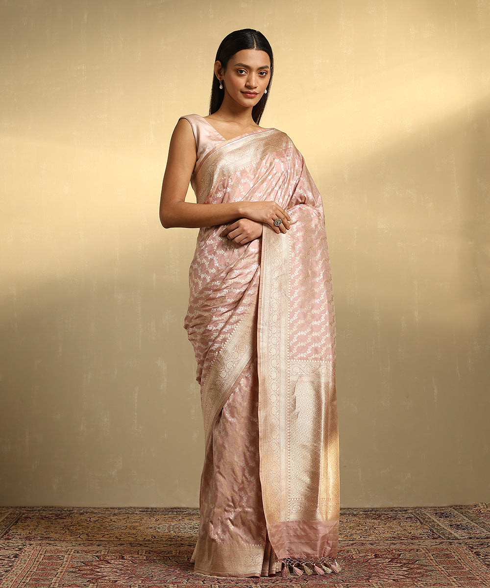 Handloom_Dusty_Pink_Pure_Katan_Silk_Jangla_Banarasi_Saree_WeaverStory_01