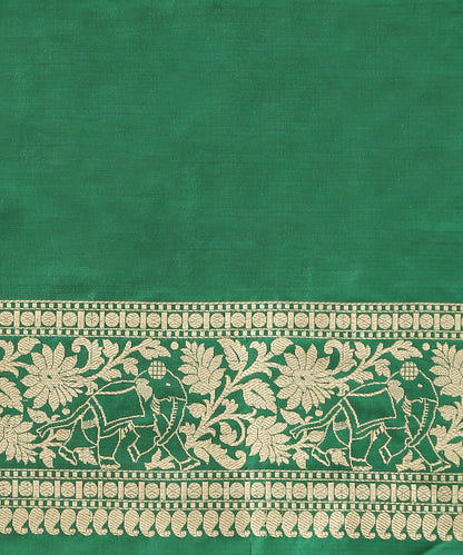 Emerald_Green_Handloom_Pure_Katan_Silk_Banarasi_Shikargah_Saree_In_Kimkhab_Weave_WeaverStory_05