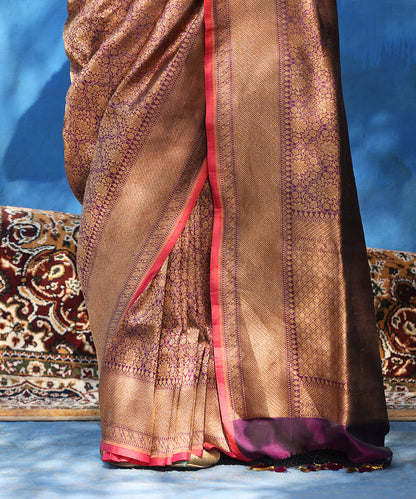 Purple_Handloom_Pure_Katan_Silk_Antique_Banarasi_Saree_With_Antique_Zari_WeaverStory_04