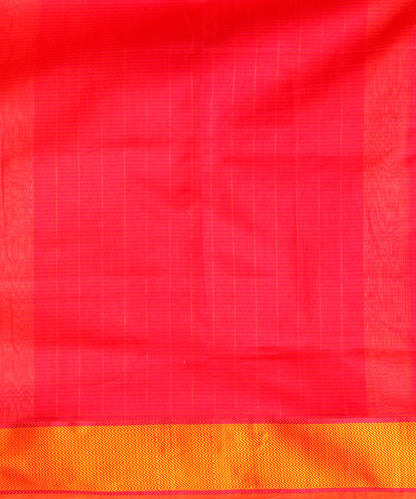 Orange_And_Red_Handloom_Pure_Cotton_Maheshwari_Saree_WeaverStory_05