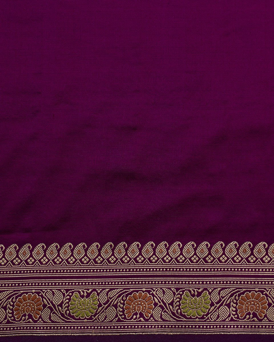 Purple_Handloom_Ambi_Booti_Baluchari_Saree_with_Multicolor_Paisley_Border_WeaverStory_05