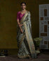 Pista_and_Black_Handloom_Baluchari_Saree_with_Small_Floral_Booti_WeaverStory_02